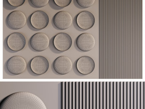 Headboard 3d Wall Panel Modèle 3D