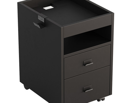 Cabinet on wheels Ikea uppspel 3D Model