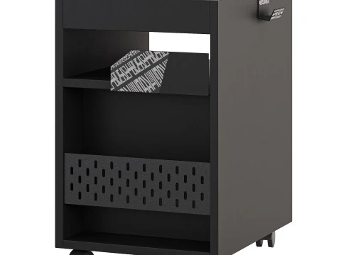 Cabinet on wheels Ikea uppspel 3D Model