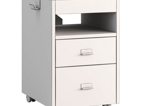 Cabinet on wheels Ikea uppspel 3D Model