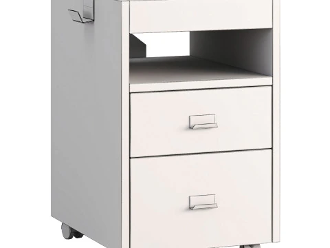 Cabinet on wheels Ikea uppspel 3D Model