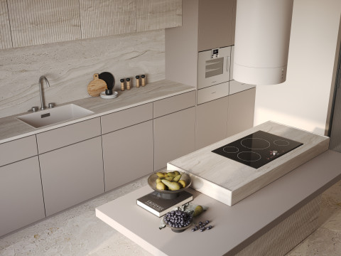 Kitchen Design Visualization 3Dモデル