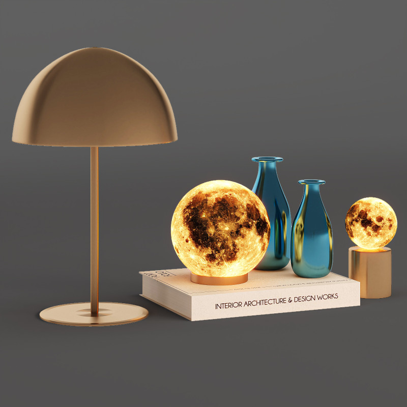 Decorative set 3Dモデル .c4d .max .obj .3ds .fbx .stl .blend 