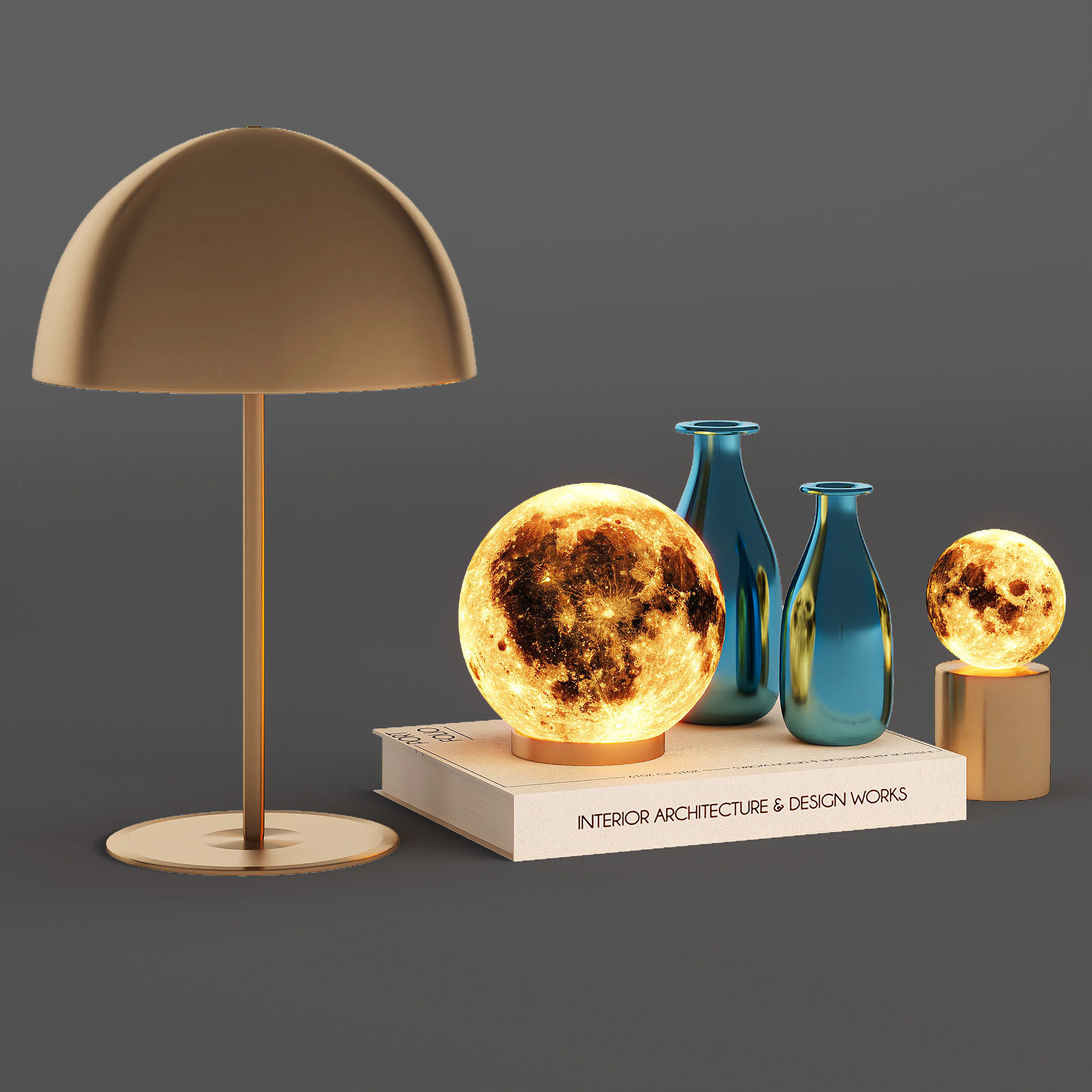 장식 세트 3D 모델 .c4d .max .obj .3ds .fbx .stl .blend 