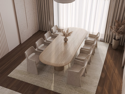 Living Room Minimalism 3D Model