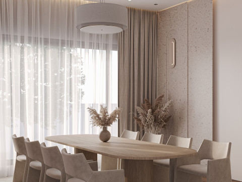 Living Room Minimalism 3D Model