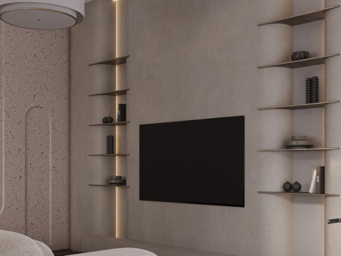 Living Room Minimalism 3D Model