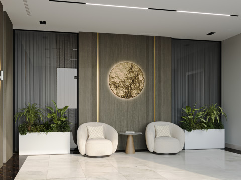 Hallway design office 3Dモデル