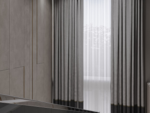 Hallway design office Model 3D
