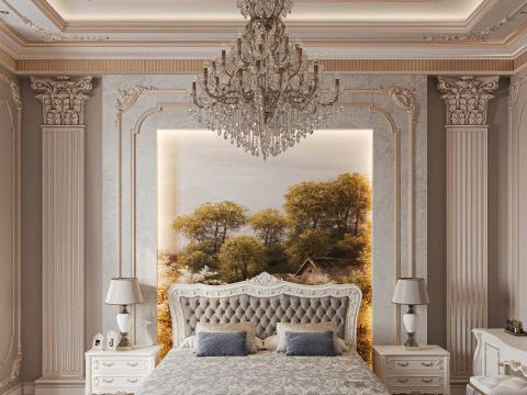 Bedroom Classic 3D Model