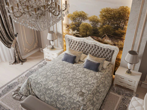 Bedroom Classic 3D Model