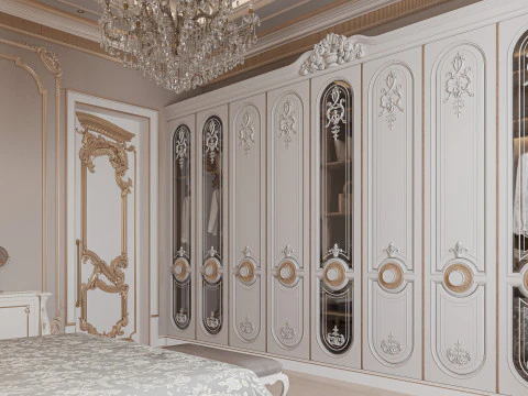 Bedroom Classic 3D Model