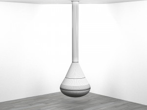 Hanging Fireplace Model 3D
