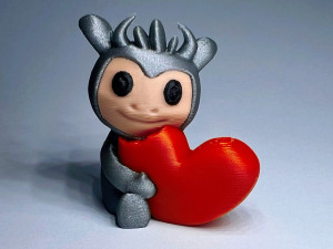 Sweet Monster With Heart 3D 打印模型