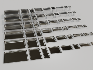 Gastronorm tray set Modèle 3D