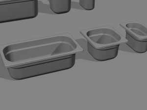 Gastronorm tray set Modèle 3D
