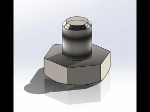 DIN933 болт 3D Модель