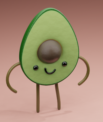 Avocado 3D Model .c4d .max .obj .3ds .fbx .stl .blend