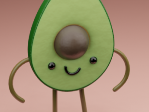 Avocado Modelo 3D
