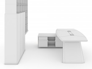 Office Table 3D-Modell