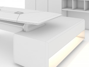 Office Table 3D-Modell