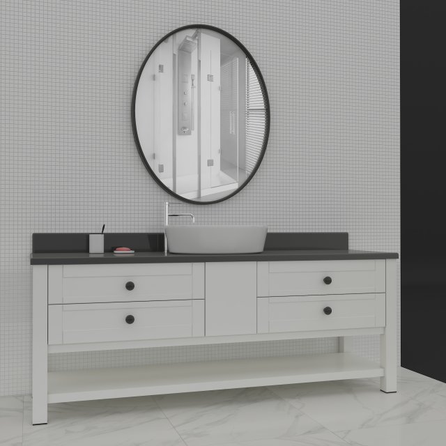 Bathroom 3D Модель .c4d .max .obj .3ds .fbx .stl .blend 