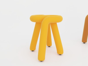 BOLD stool chair Bench 3D-Modell