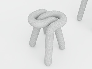 BOLD stool chair Bench 3D-Modell