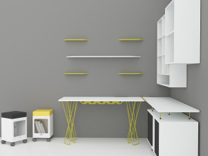 CAPRAZ HOME OFFICE WORK 3D मॉडल