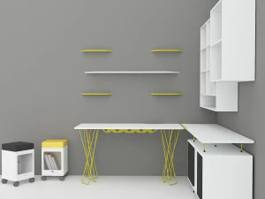 CAPRAZ THUISKANTOORWERK 3D Model