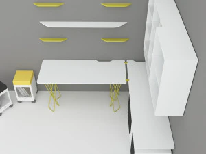 CAPRAZ HOME OFFICE WORK 3D Model