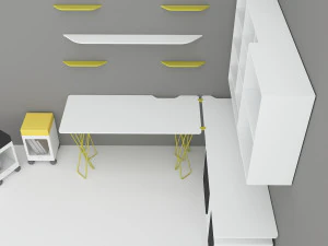 CAPRAZ HOME OFFICE WORK 3D Model