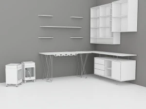 CAPRAZ HOME OFFICE WORK 3D Model