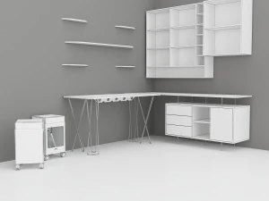 CAPRAZ HOME OFFICE WORK 3D Model