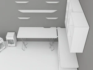 CAPRAZ HOME OFFICE WORK 3D Model