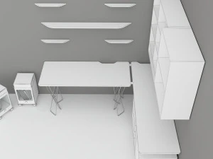 CAPRAZ HOME OFFICE WORK 3D Model