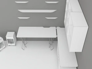 CAPRAZ HOME OFFICE WORK 3D Model