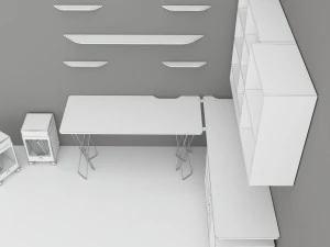 CAPRAZ HOME OFFICE WORK 3D Model