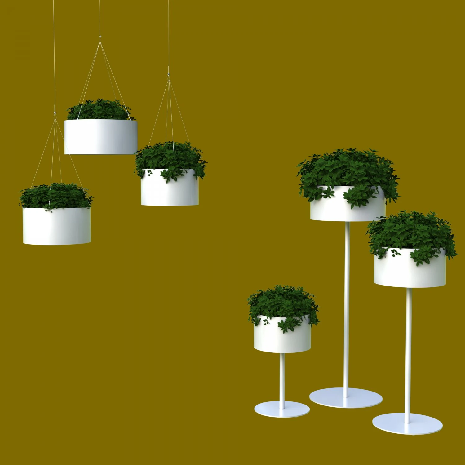 Cloud - Pot 3D Model .c4d .max .obj .3ds .fbx .stl .blend