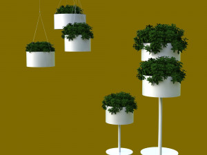 Cloud - Pot Modèle 3D