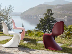 Panton Chair color Peach Fuzz by Vitra 3D Model