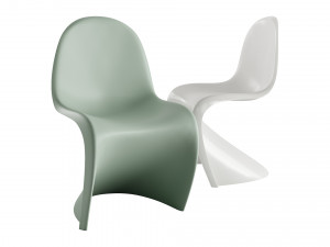 Panton Chair color Peach Fuzz by Vitra 3D Модель