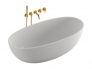 Y 5-Hole Bath Mixer and Shell Wanna by OMNIRES 3D Model