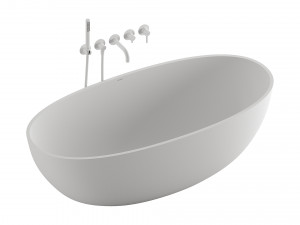 Y 5-Hole Bath Mixer and Shell Wanna by OMNIRES 3D Model