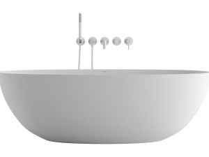 Y 5-Hole Bath Mixer and Shell Wanna by OMNIRES 3D Model