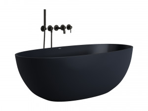 Y 5-Hole Bath Mixer and Shell Wanna by OMNIRES 3D Model