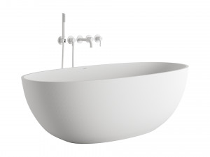 Y 5-Hole Bath Mixer and Shell Wanna by OMNIRES 3D Model