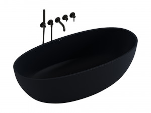 Y 5-Hole Bath Mixer and Shell Wanna by OMNIRES 3D Model