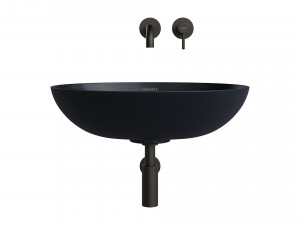 SHELL Countertop Basin and Y Basin Mixer by OMNIRES 3D Model