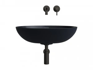 Lavat&oacute;rio de bancada SHELL e misturador de lavat&oacute;rio em Y da OMNIRES Modelo 3D